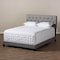 Baxton Studio Cassandra Modern Light Grey Upholstered Full Size Bed 136-7457 - alternate 4
